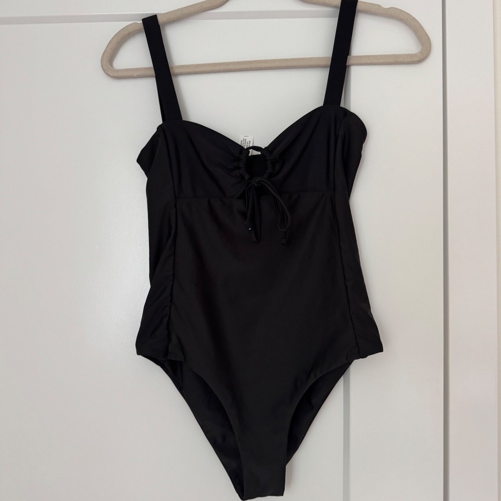 Jacks swimwear‎ tie front bodysuit one peice - Picture 2 of 6